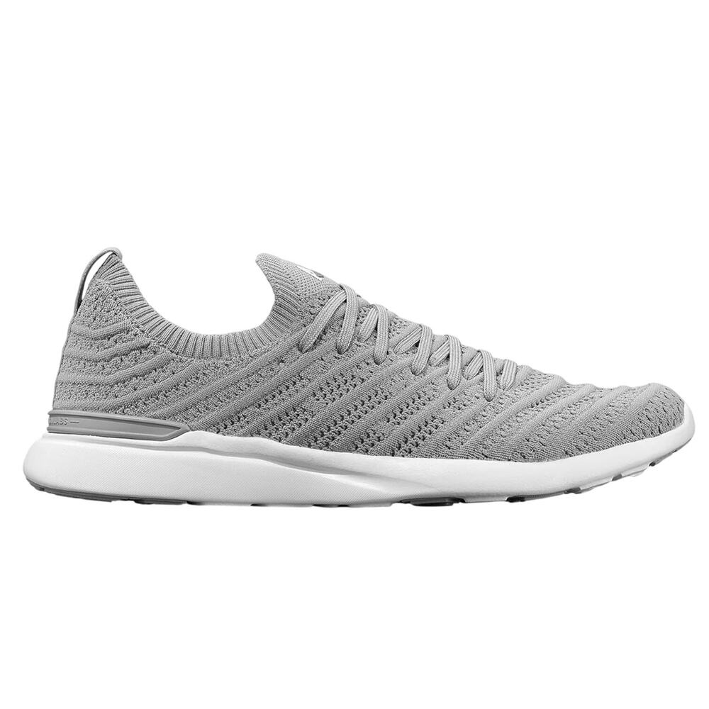 APL TechLoom Wave Sneakers Size 5 Cement White Running Shoe Gray NIB Youth 3.5